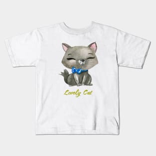 Lovely cat Kids T-Shirt